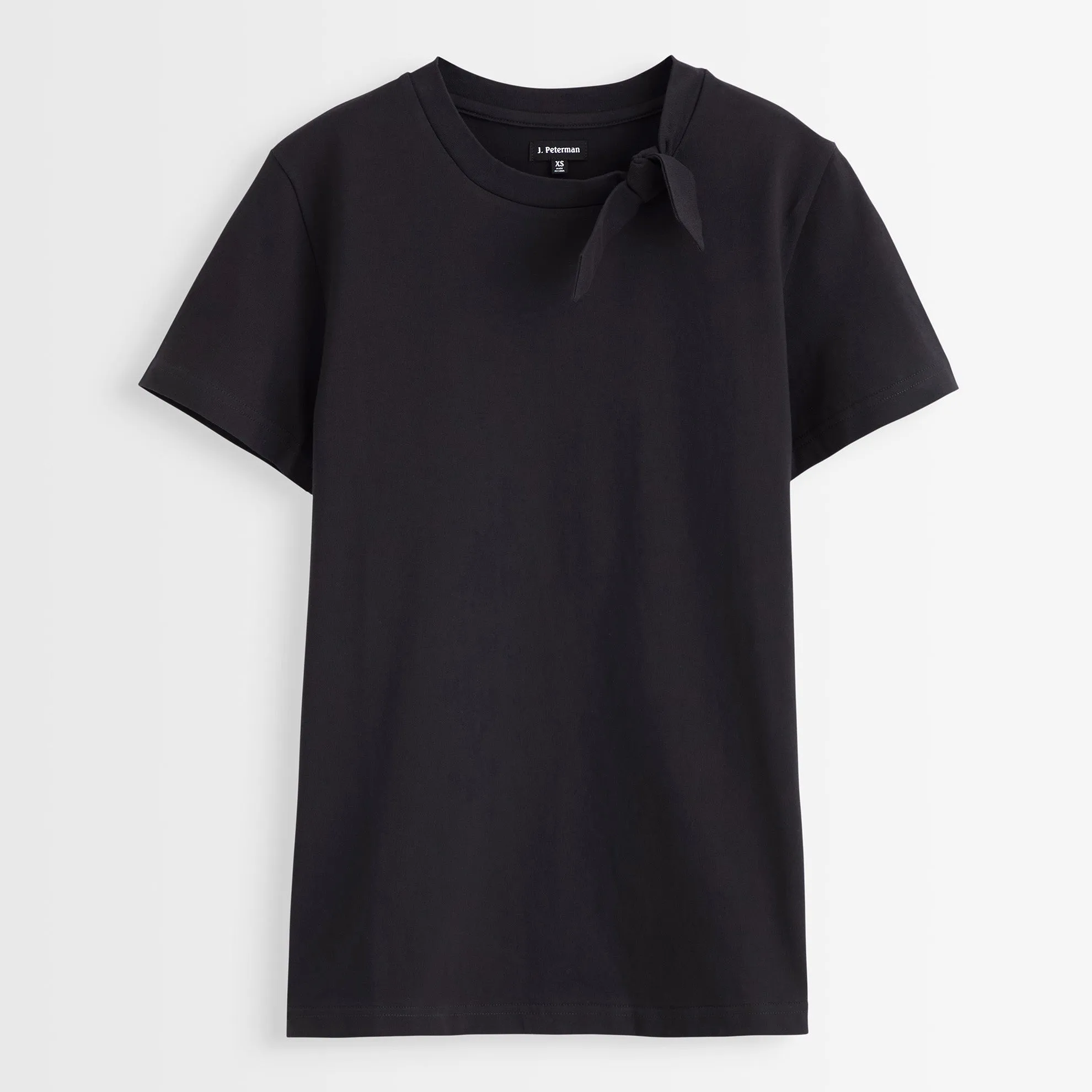 Neck Tie Knit Top