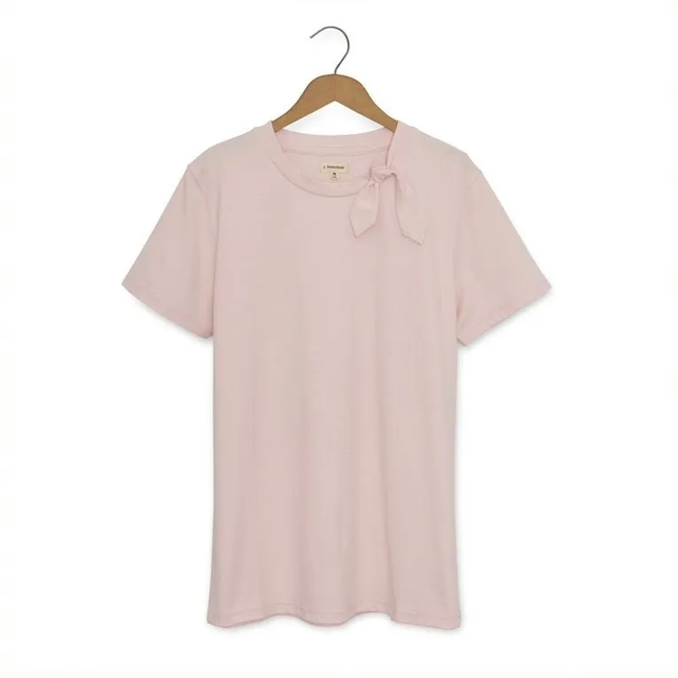 Neck Tie Knit Top