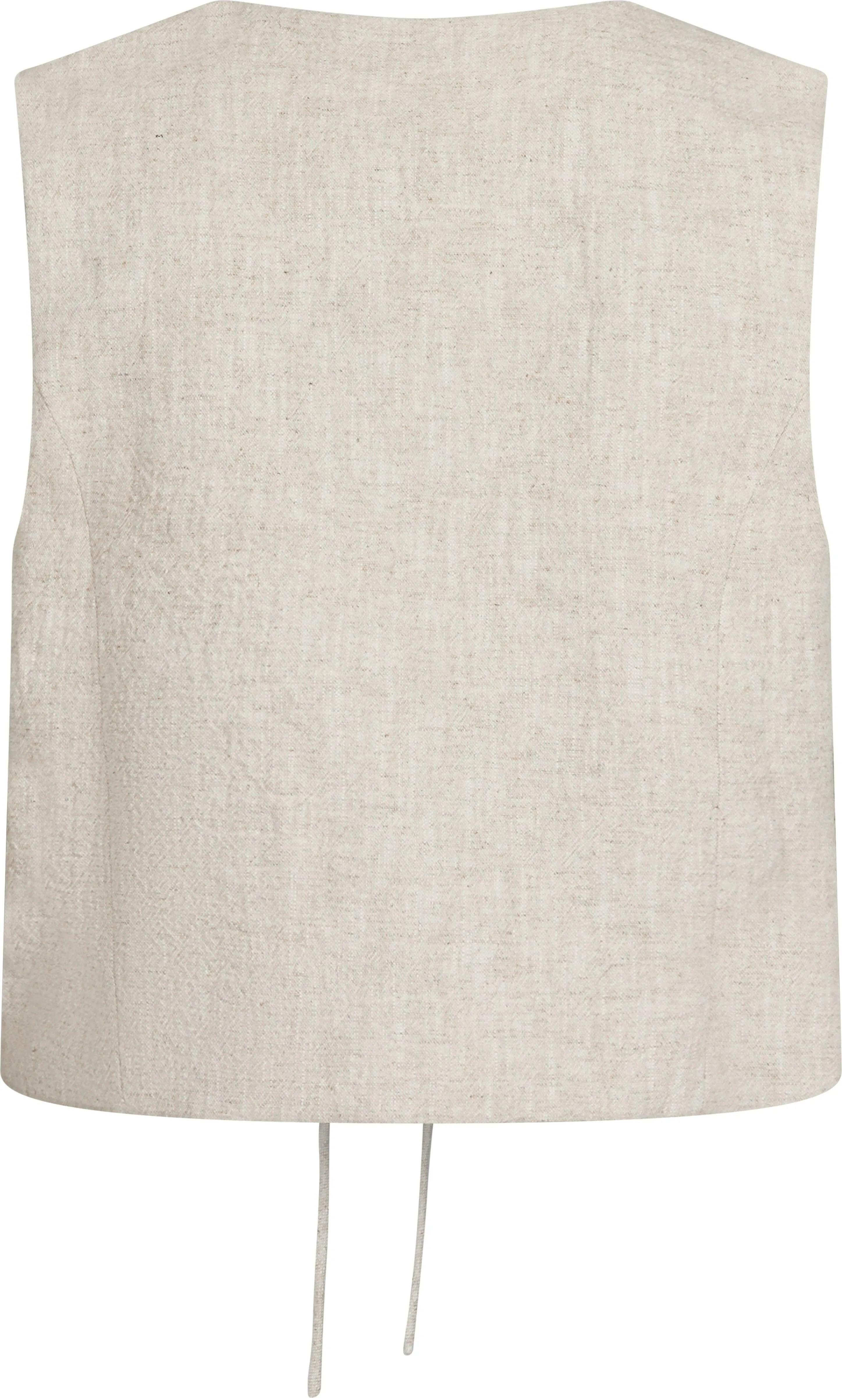 Neo Noir - Varsa Ramie Waistcoat - Natural
