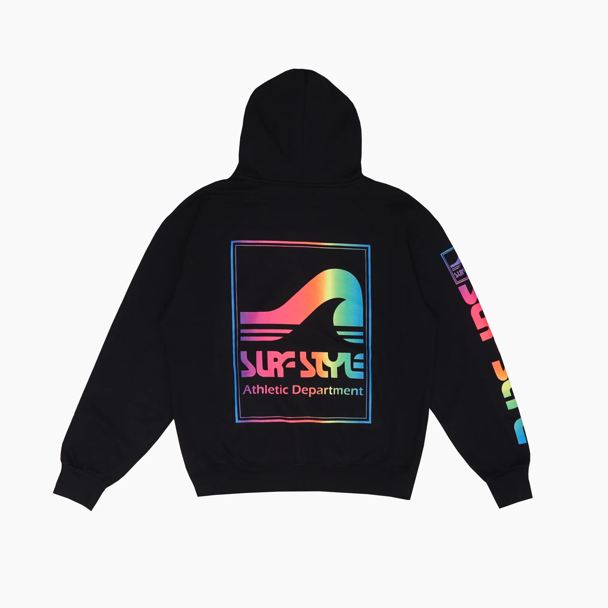 Neon Box Logo Athletic Hoodie