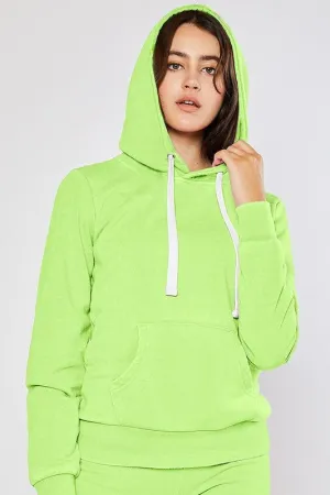 Neon Burnout Fleece Hoodie