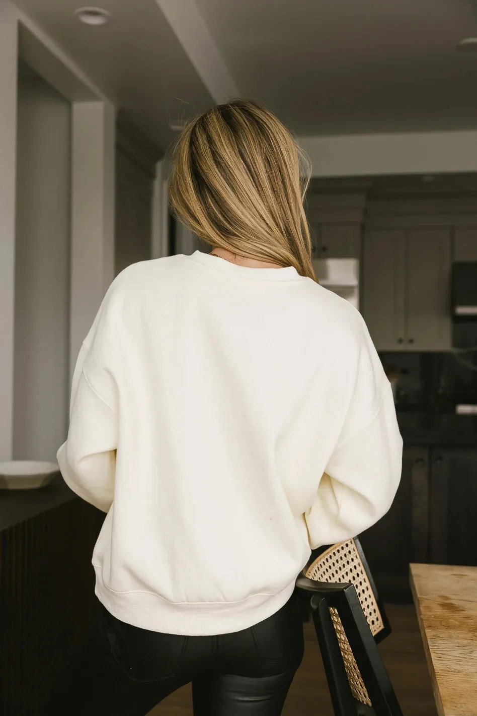 New England Embroidered Sweatshirt