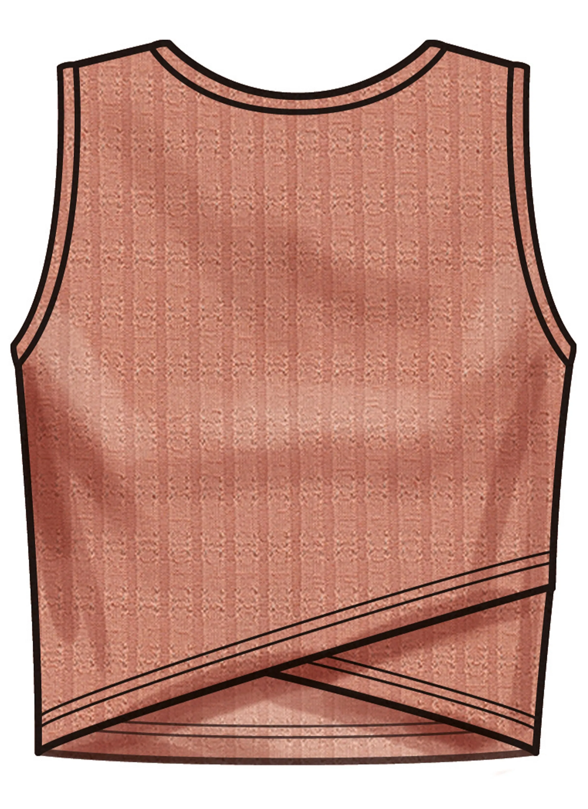 New Look sewing pattern 6791 Misses' Knit Tops