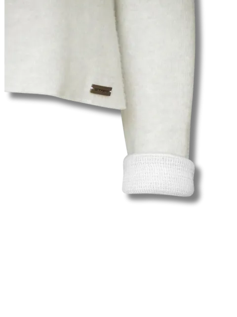 Nicoletta Beige Woman Wool Longsleeve | Stapf