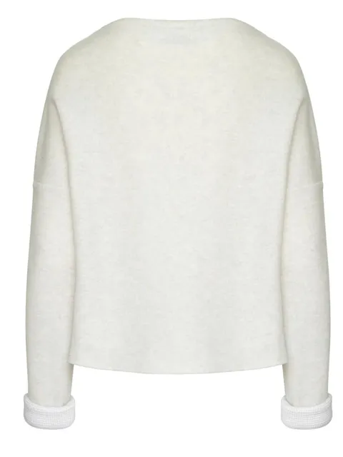 Nicoletta Beige Woman Wool Longsleeve | Stapf