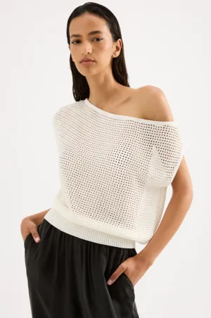 Nude Lucy - Sawyer Crochet Top (Salt)