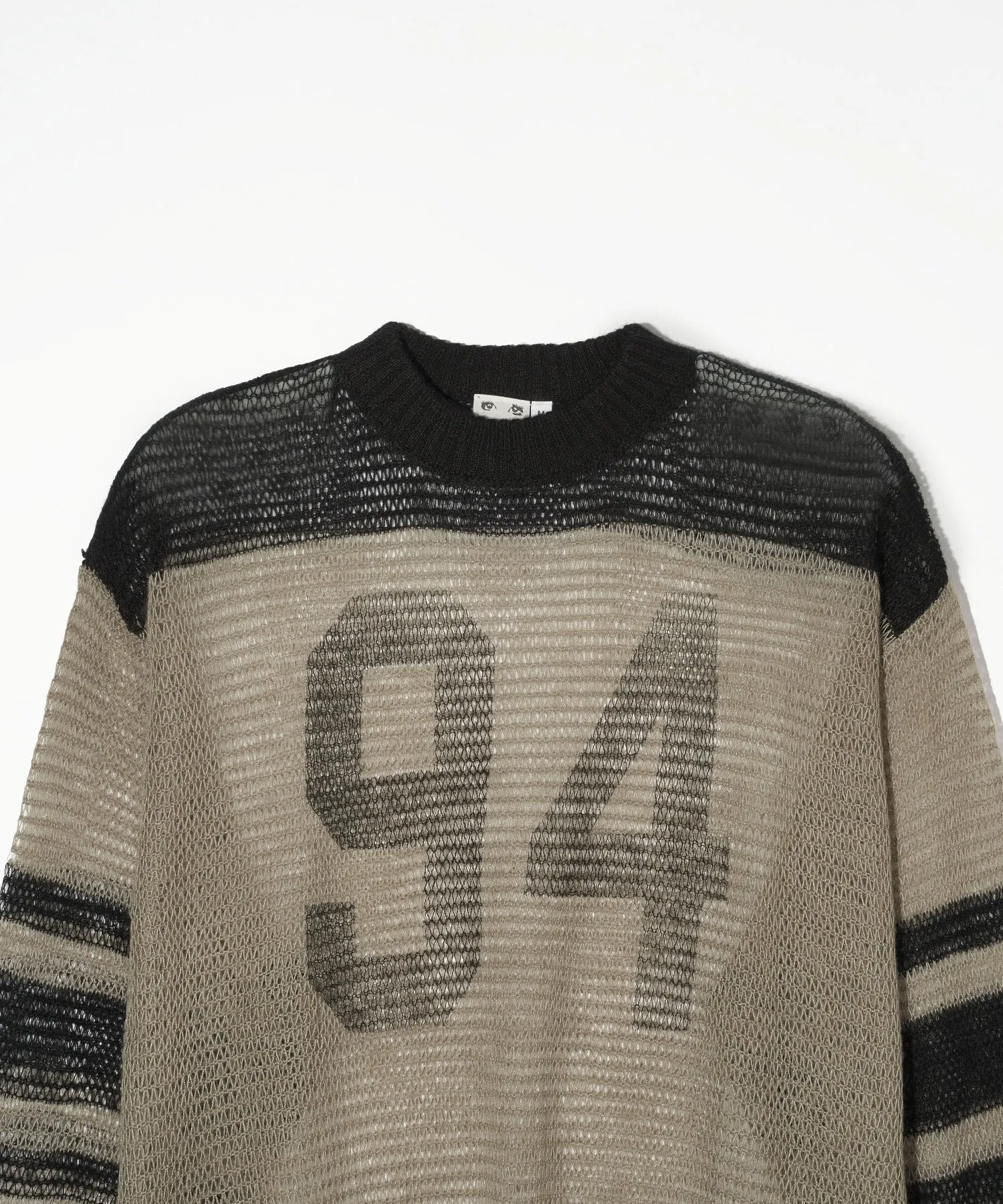 NUMBERING KNIT TOP