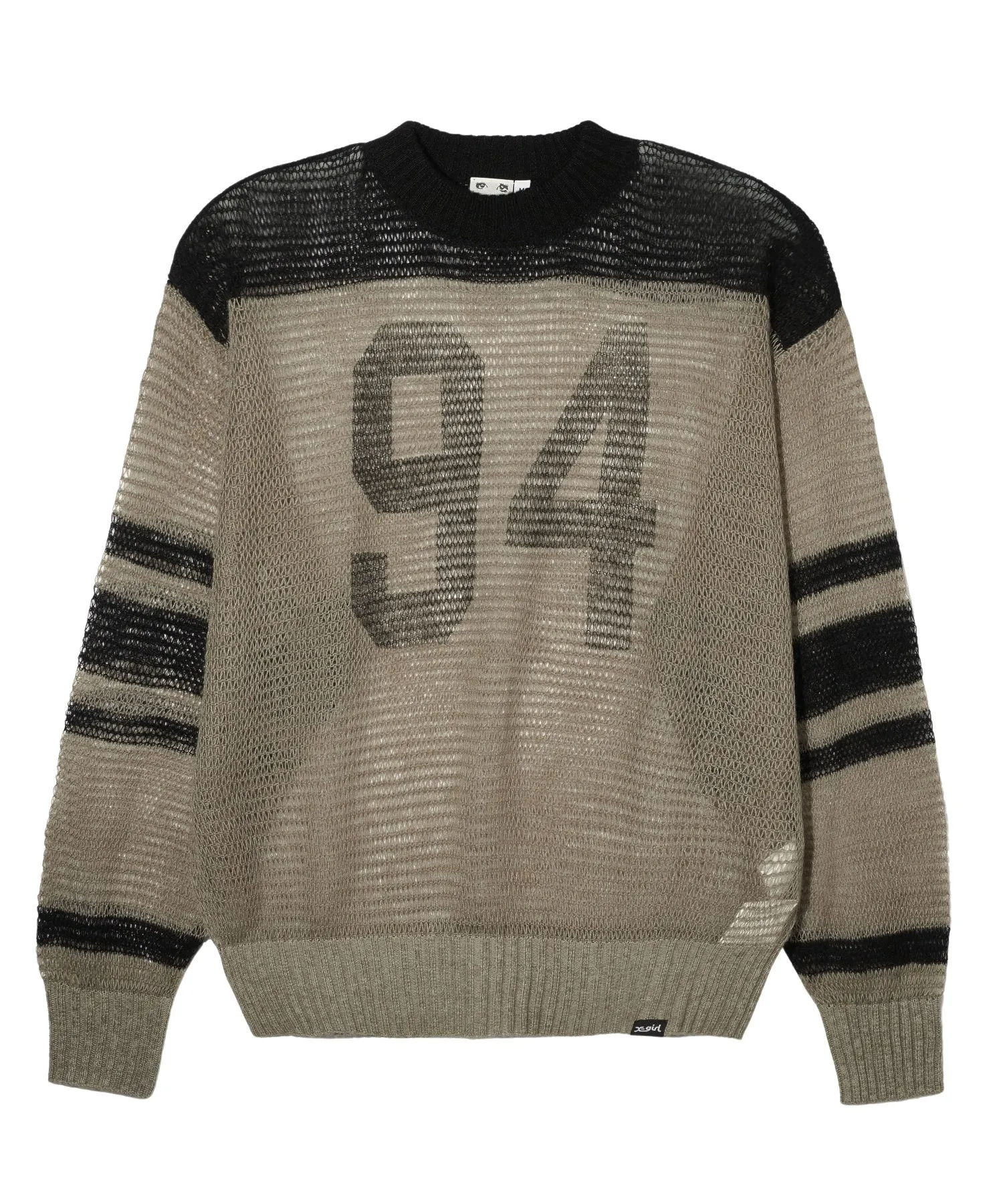 NUMBERING KNIT TOP