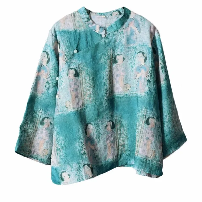 Nuxing Asia Inspired Blouse