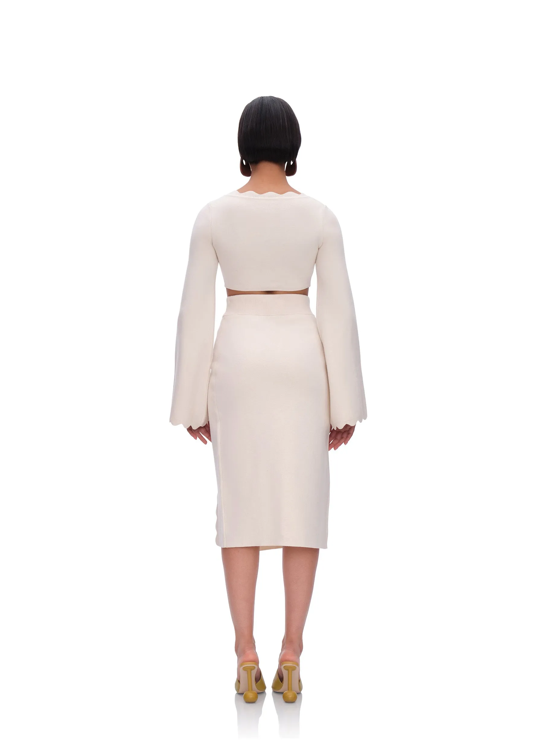 ODA CROP TOP - TUSK