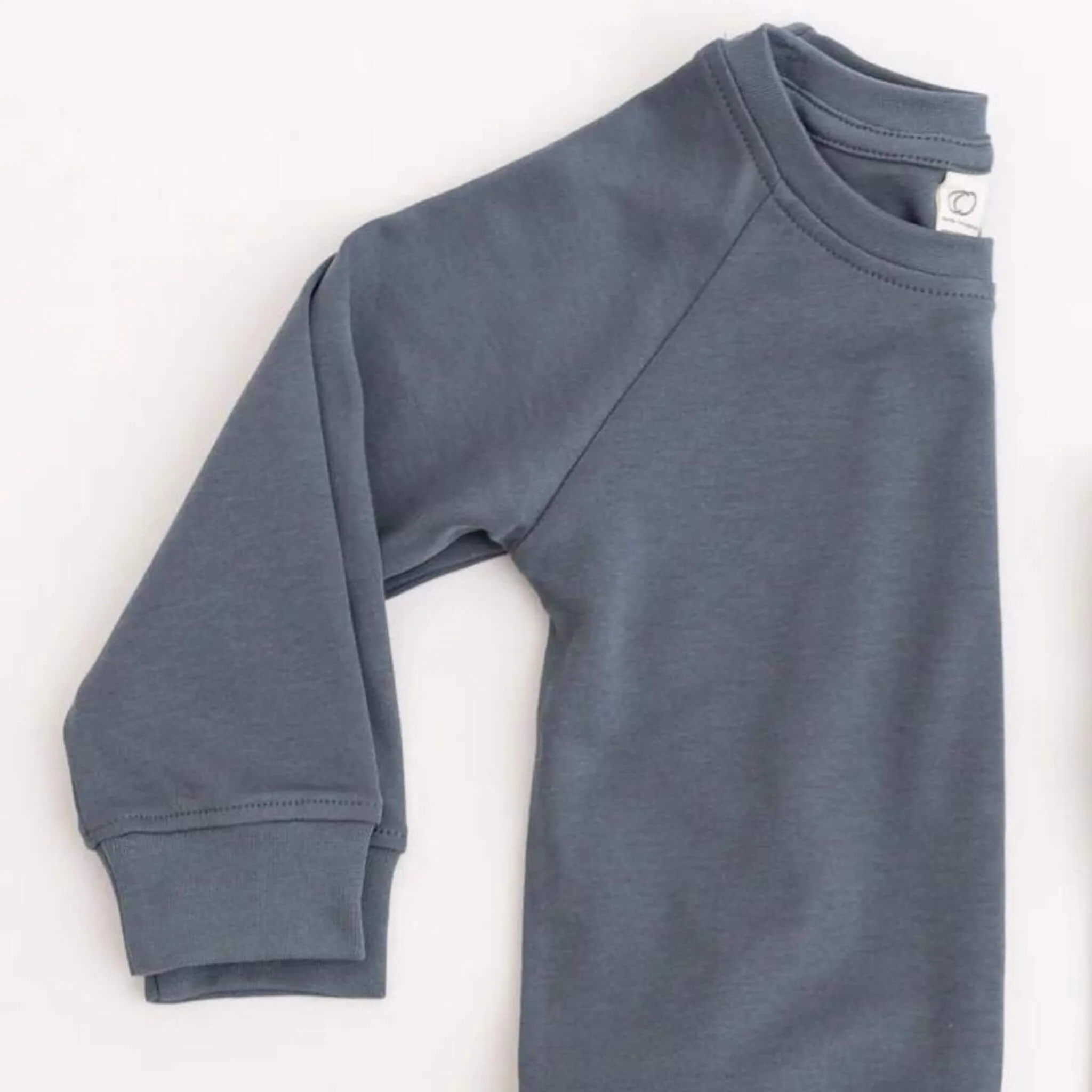 Organic Kid Portland Pullover Sweatshirt - Harbor