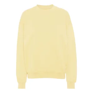 Organic Oversized Crew - soft yellow