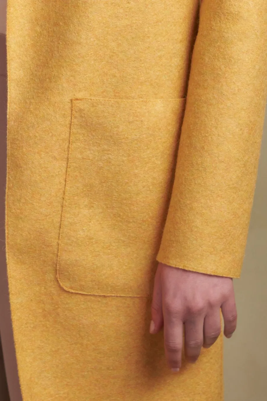 Overall Coat Alpaca & Wool Color Narciso