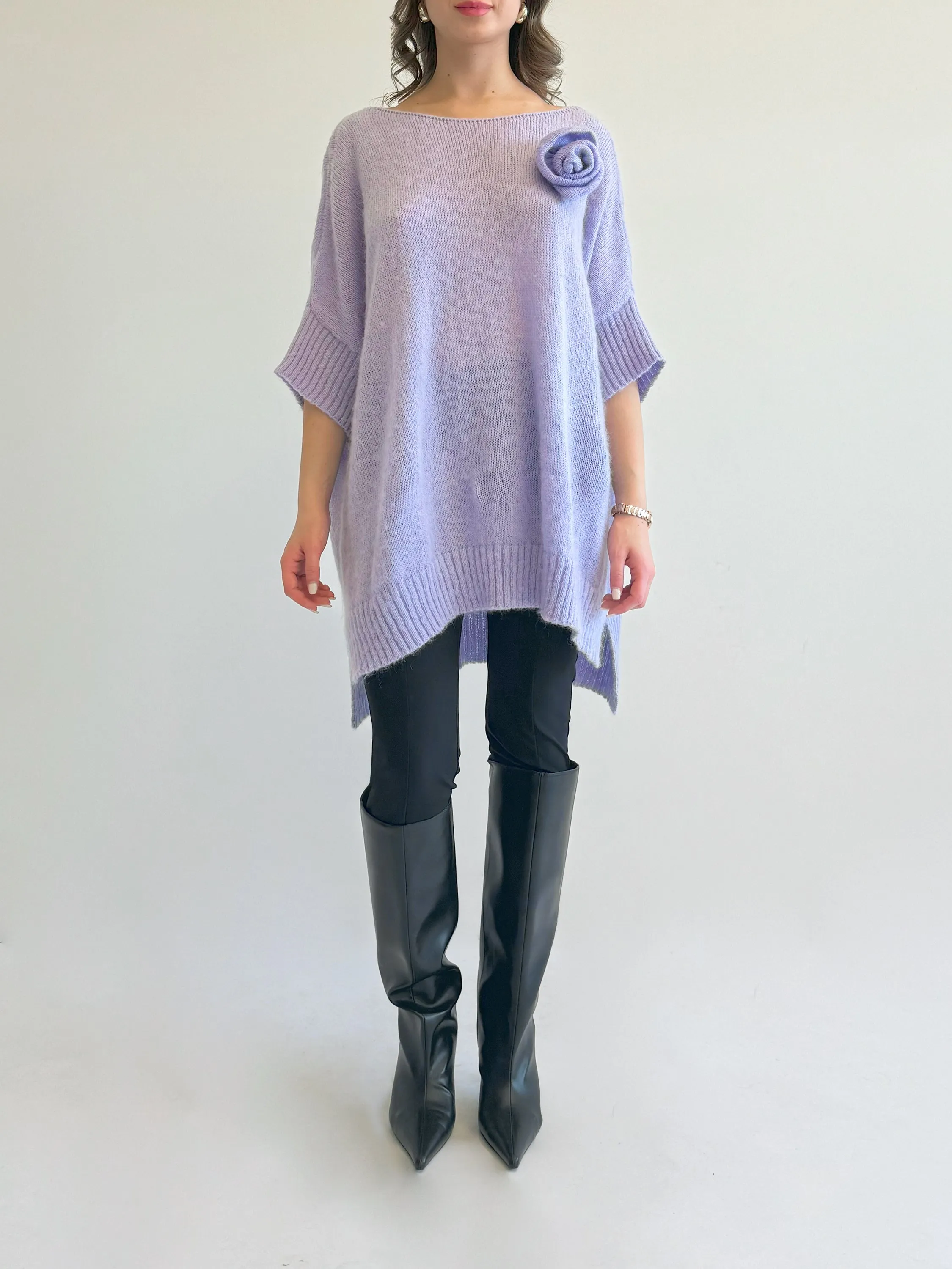Oversized Knit Top