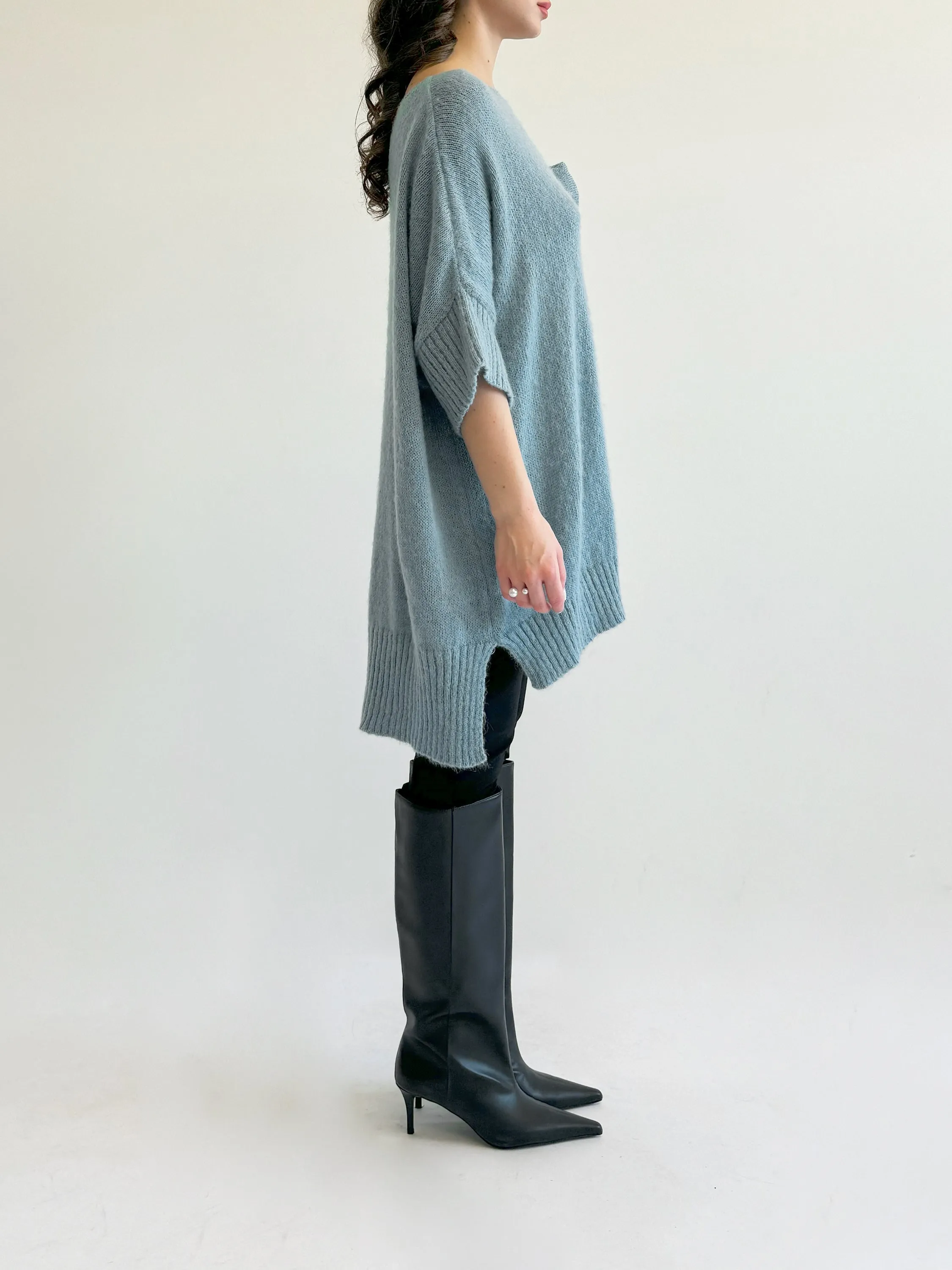 Oversized Knit Top