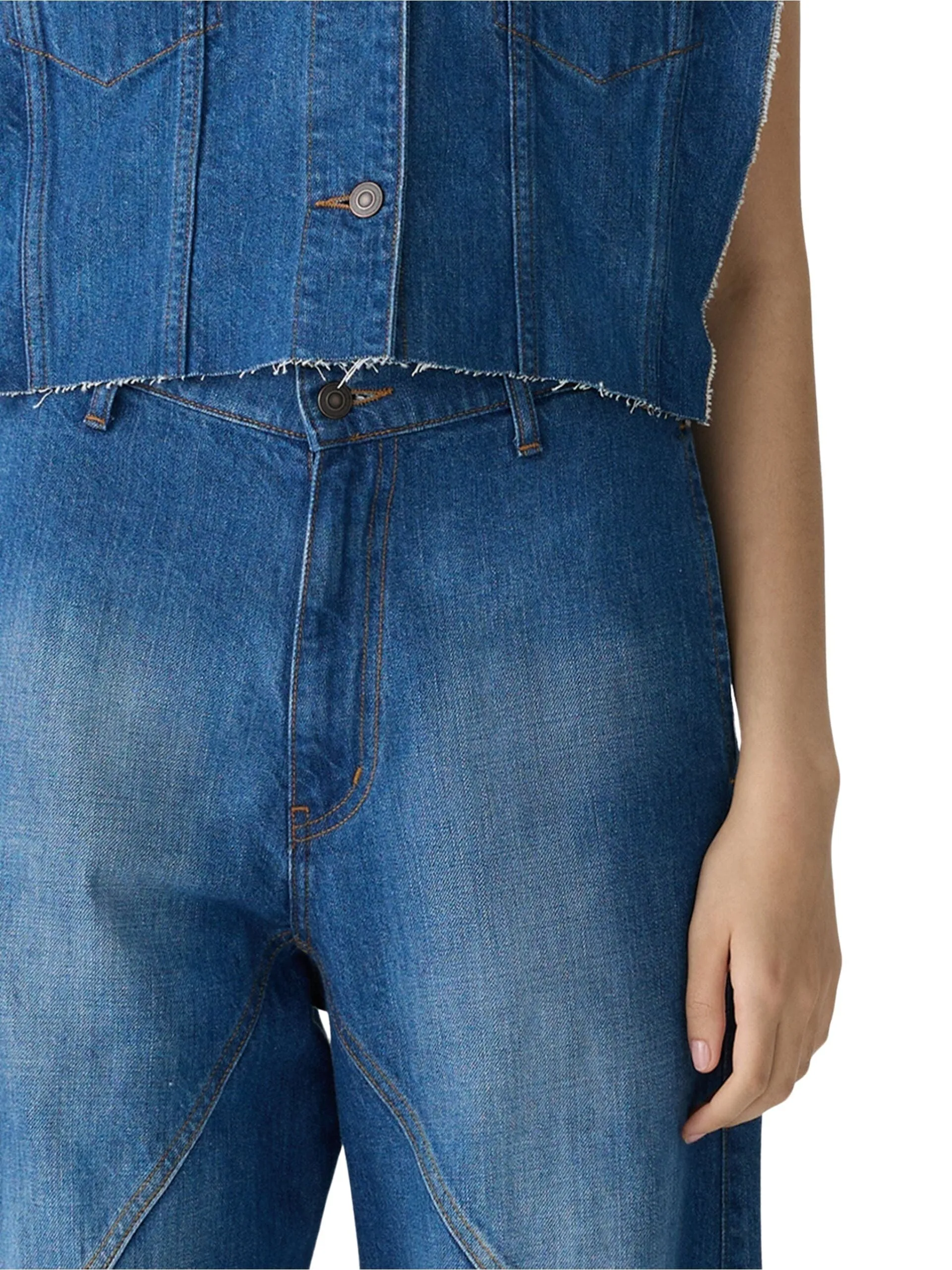Oversized Panel Jean / Heritage Blue