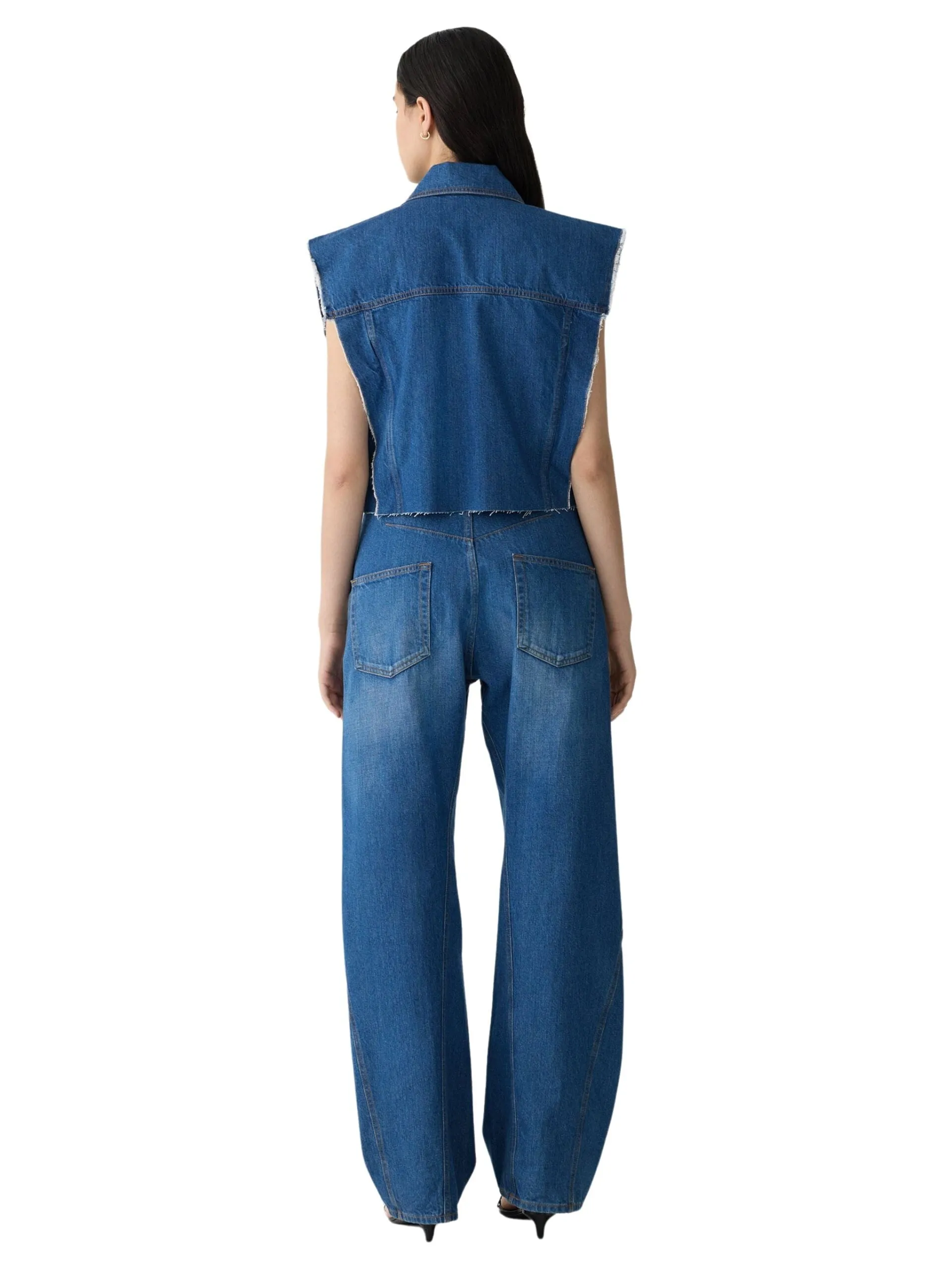 Oversized Panel Jean / Heritage Blue