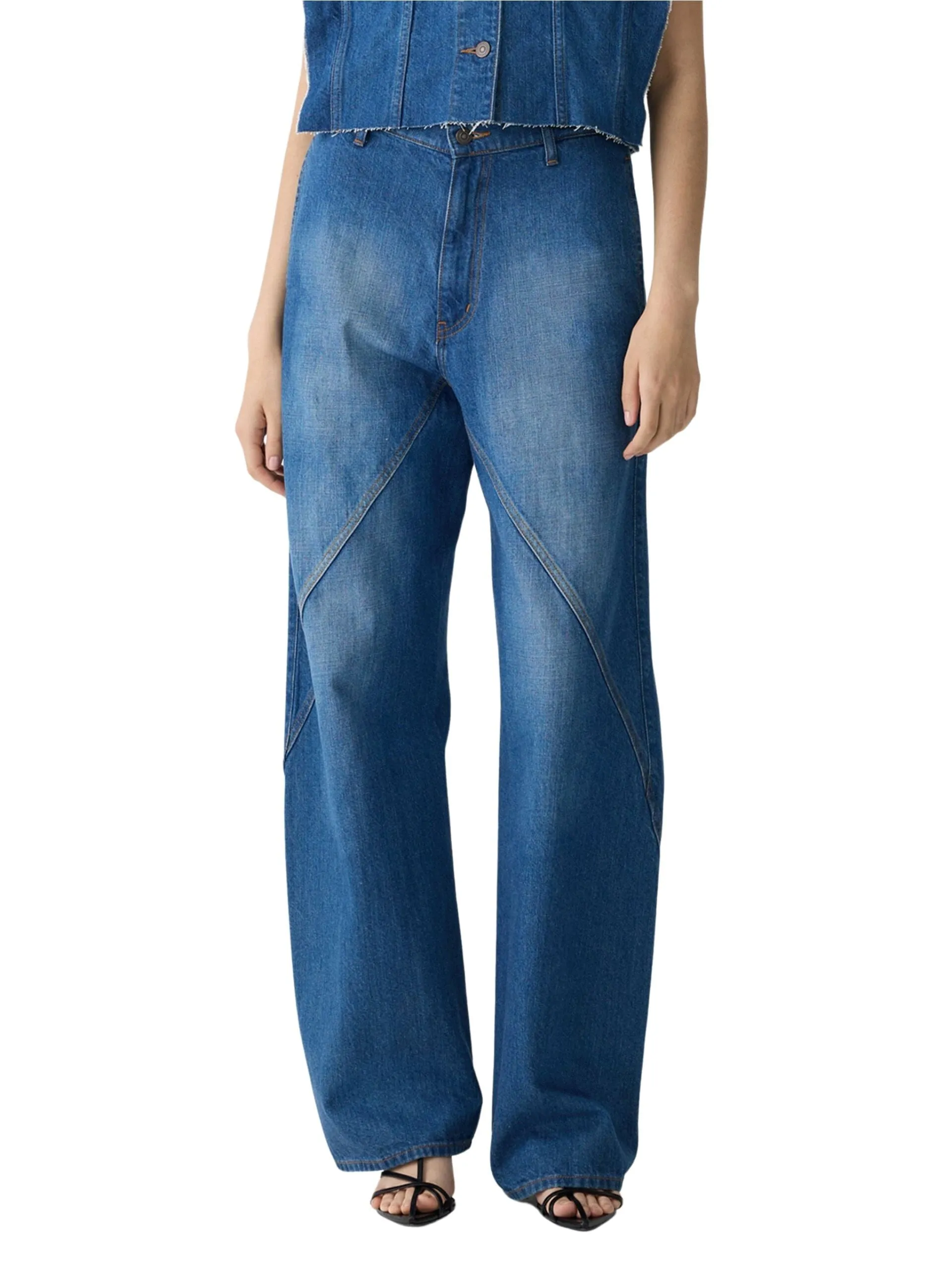 Oversized Panel Jean / Heritage Blue