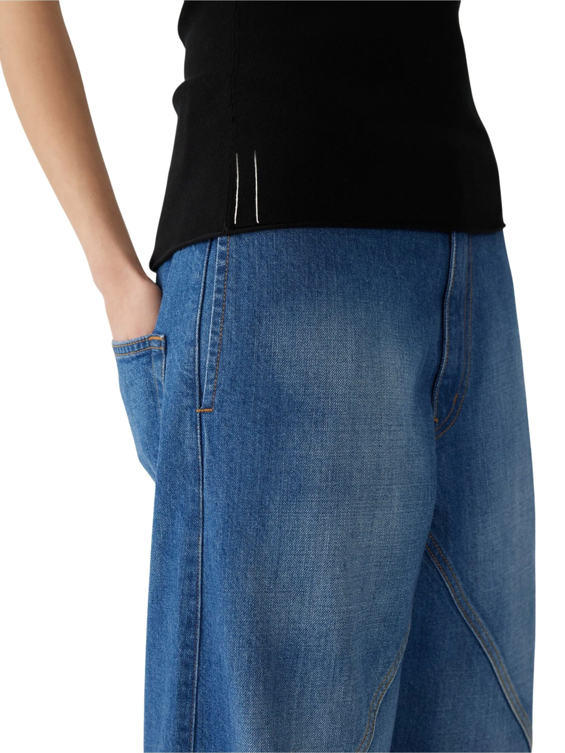 Oversized Panel Jean / Heritage Blue