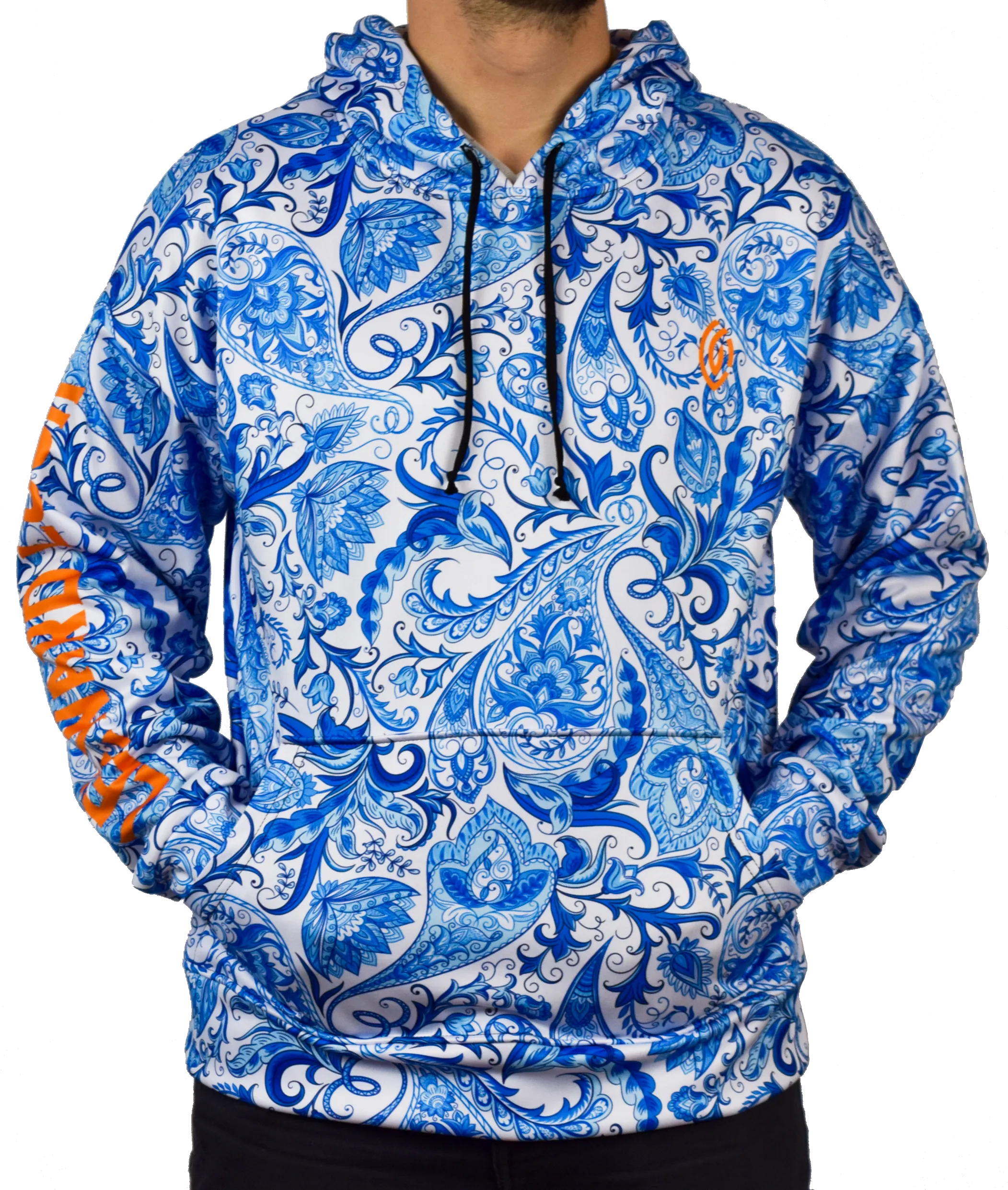 Paisley Pullover Hoodie by Leeward Look
