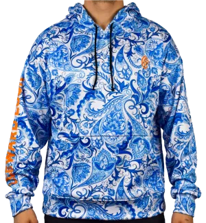 Paisley Pullover Hoodie by Leeward Look