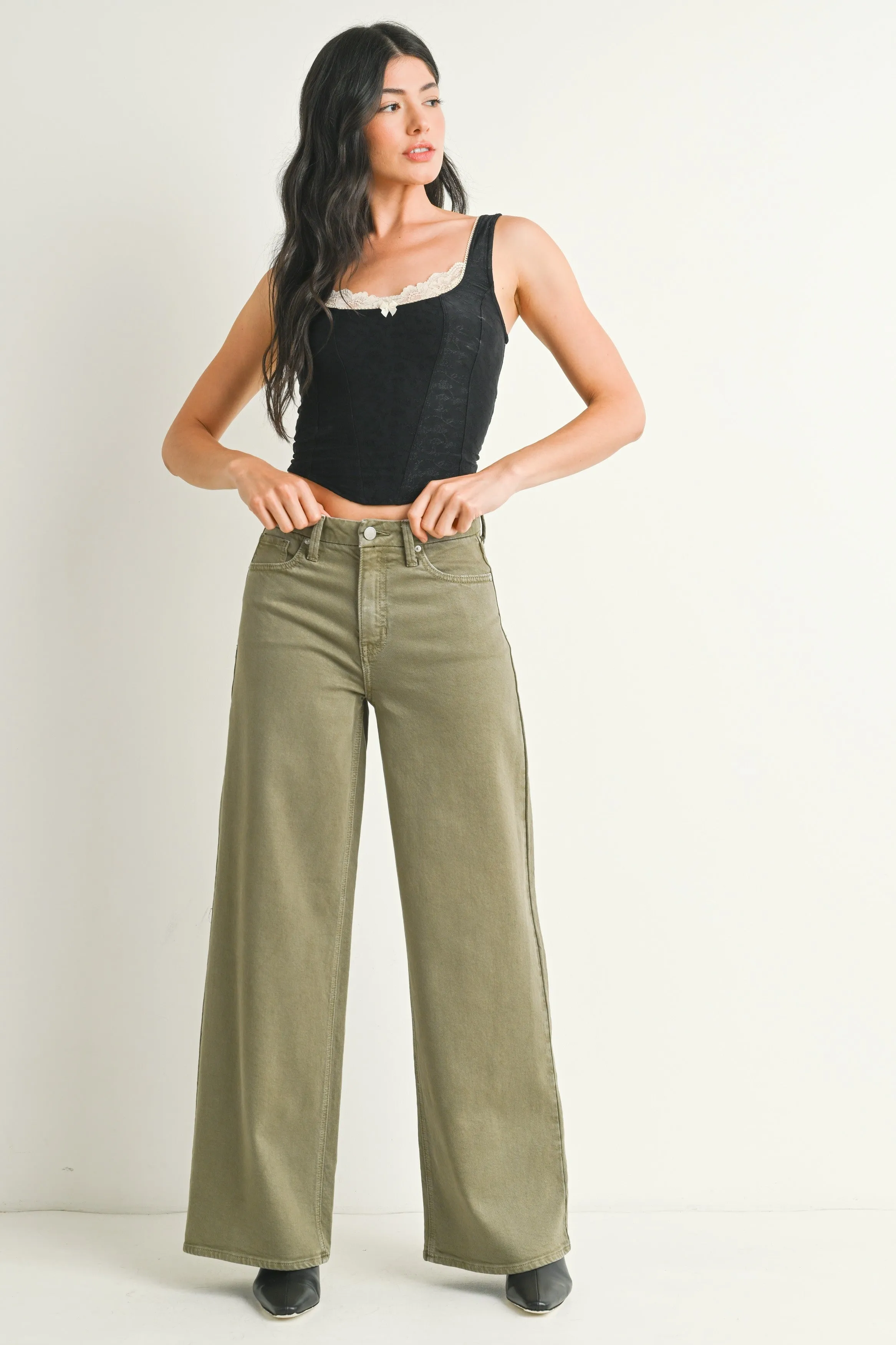 Palazzo Wide Leg Jean