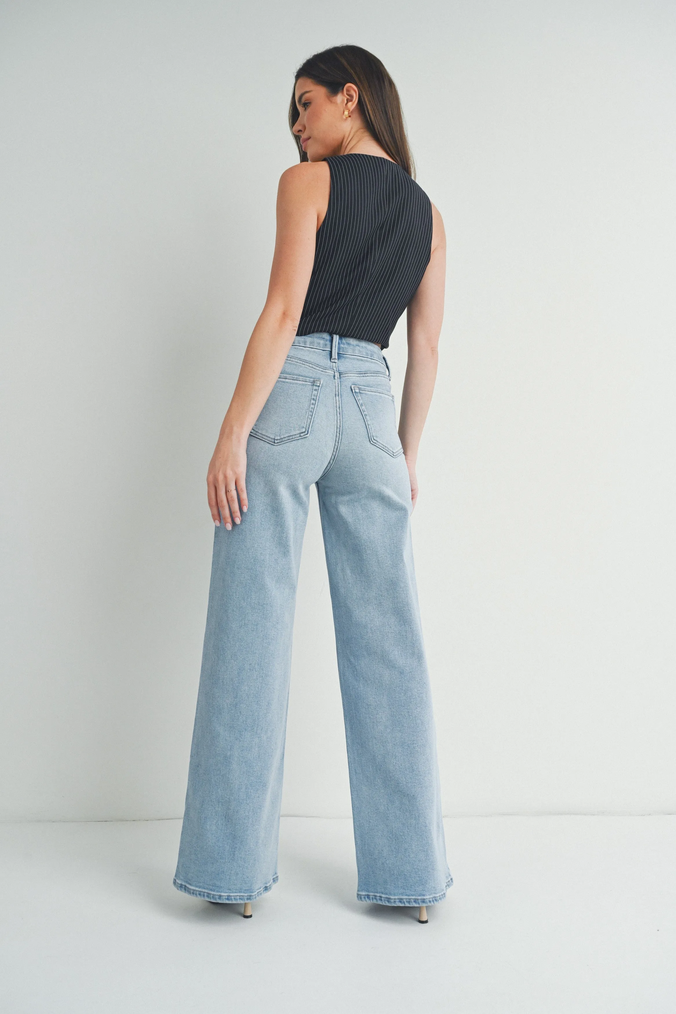 Palazzo Wide Leg Jean