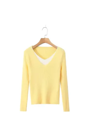 'Patricia' Dual-Look Long-Sleeve Top