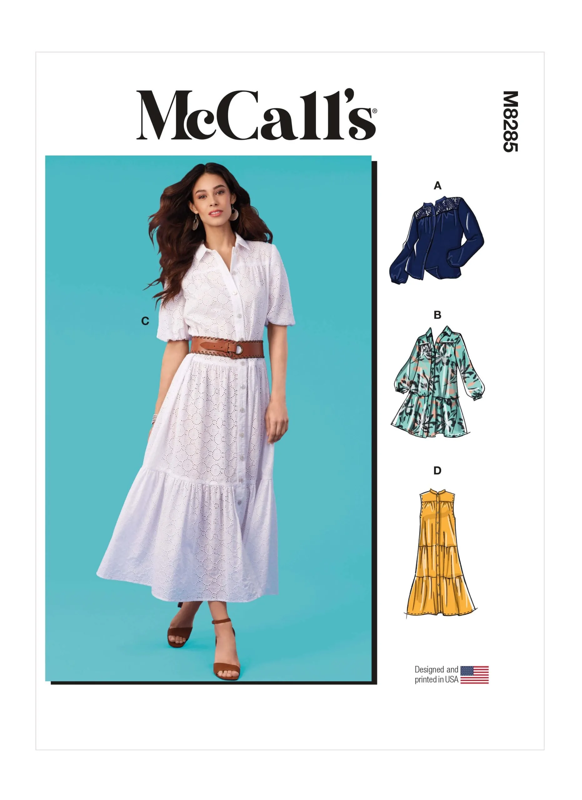 Pattern - Mccall's - M8285 - Misses’ Top and Dresses