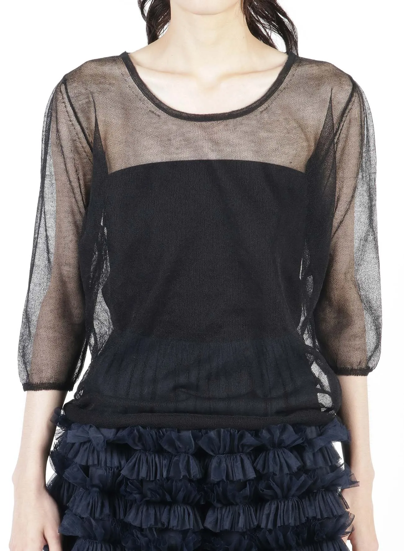 Pe/Ra Plain Stitch B Three Quarter Sleeve