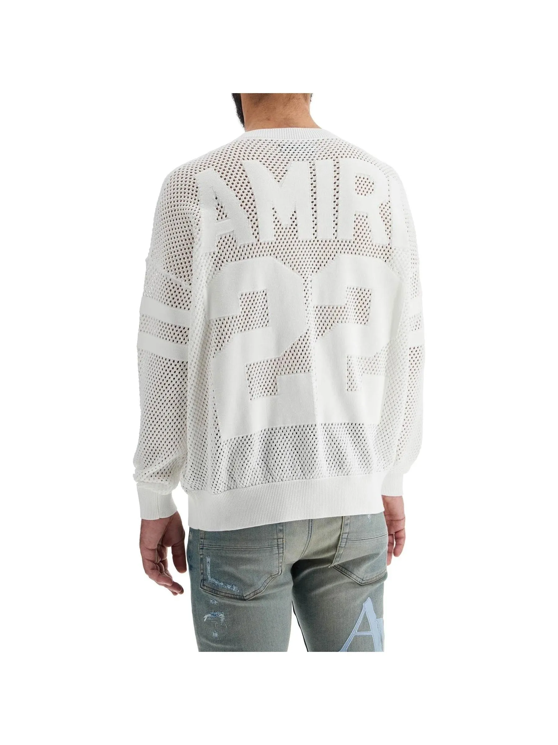 Perforated Knit Top