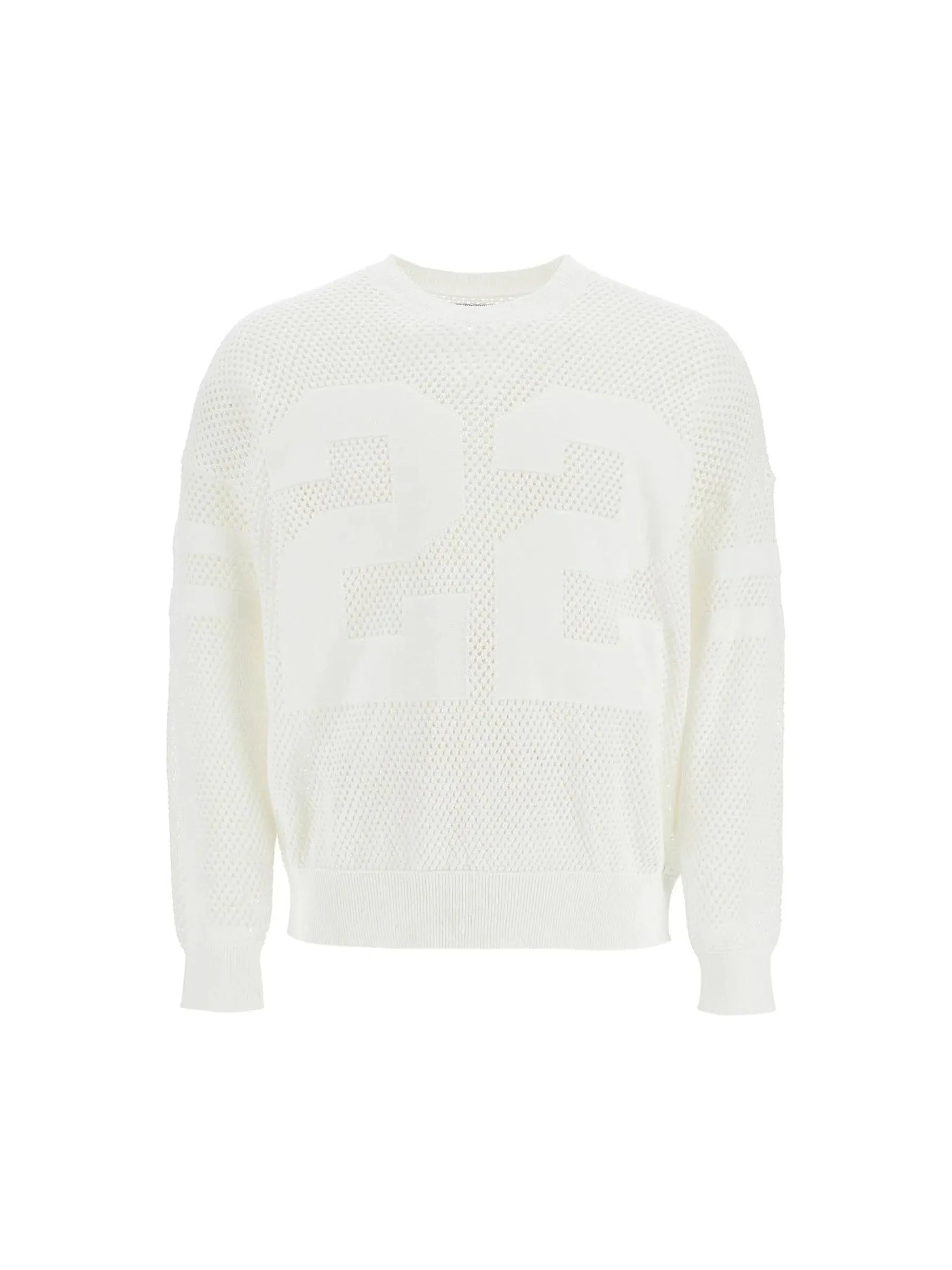 Perforated Knit Top
