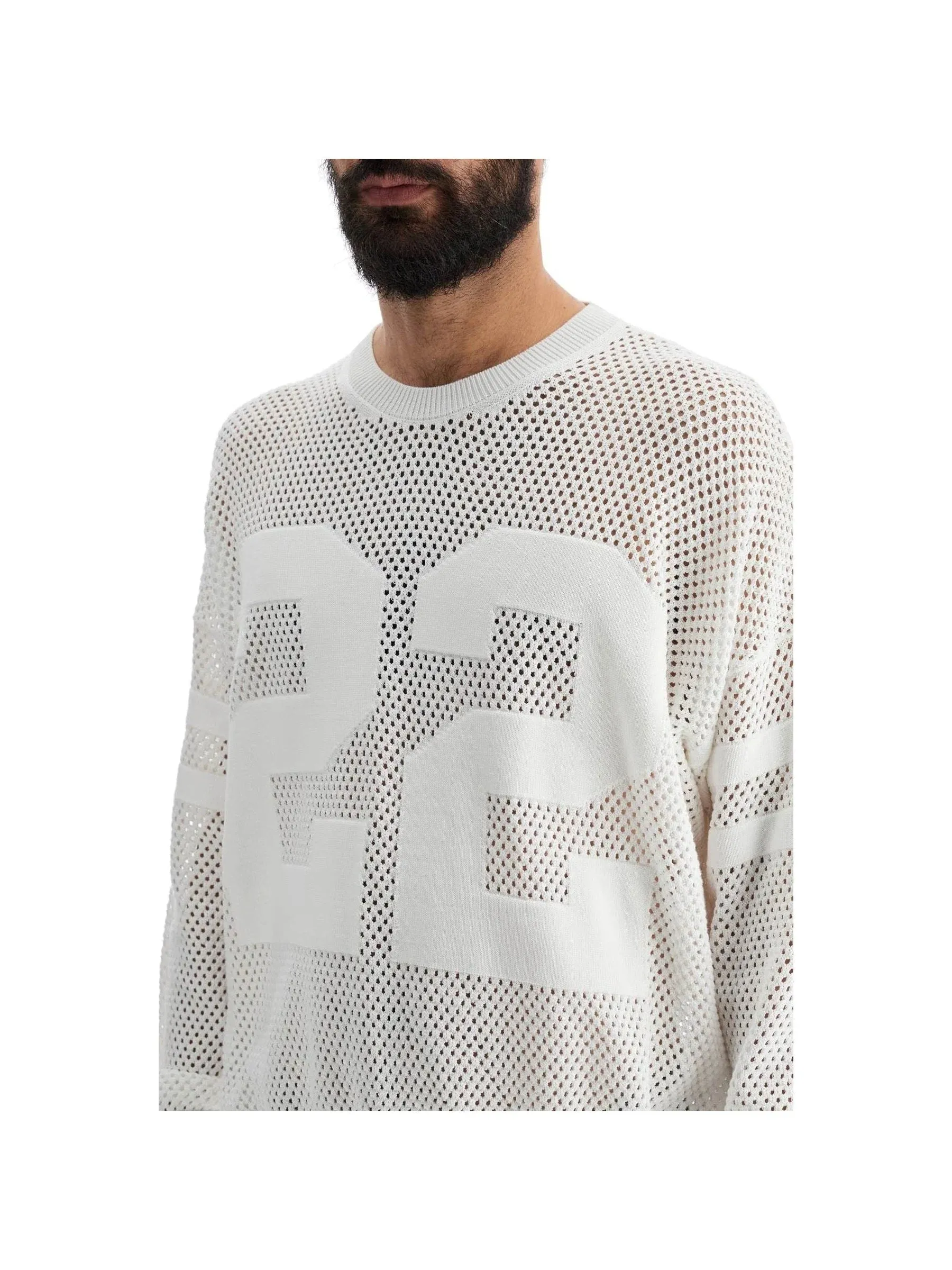 Perforated Knit Top