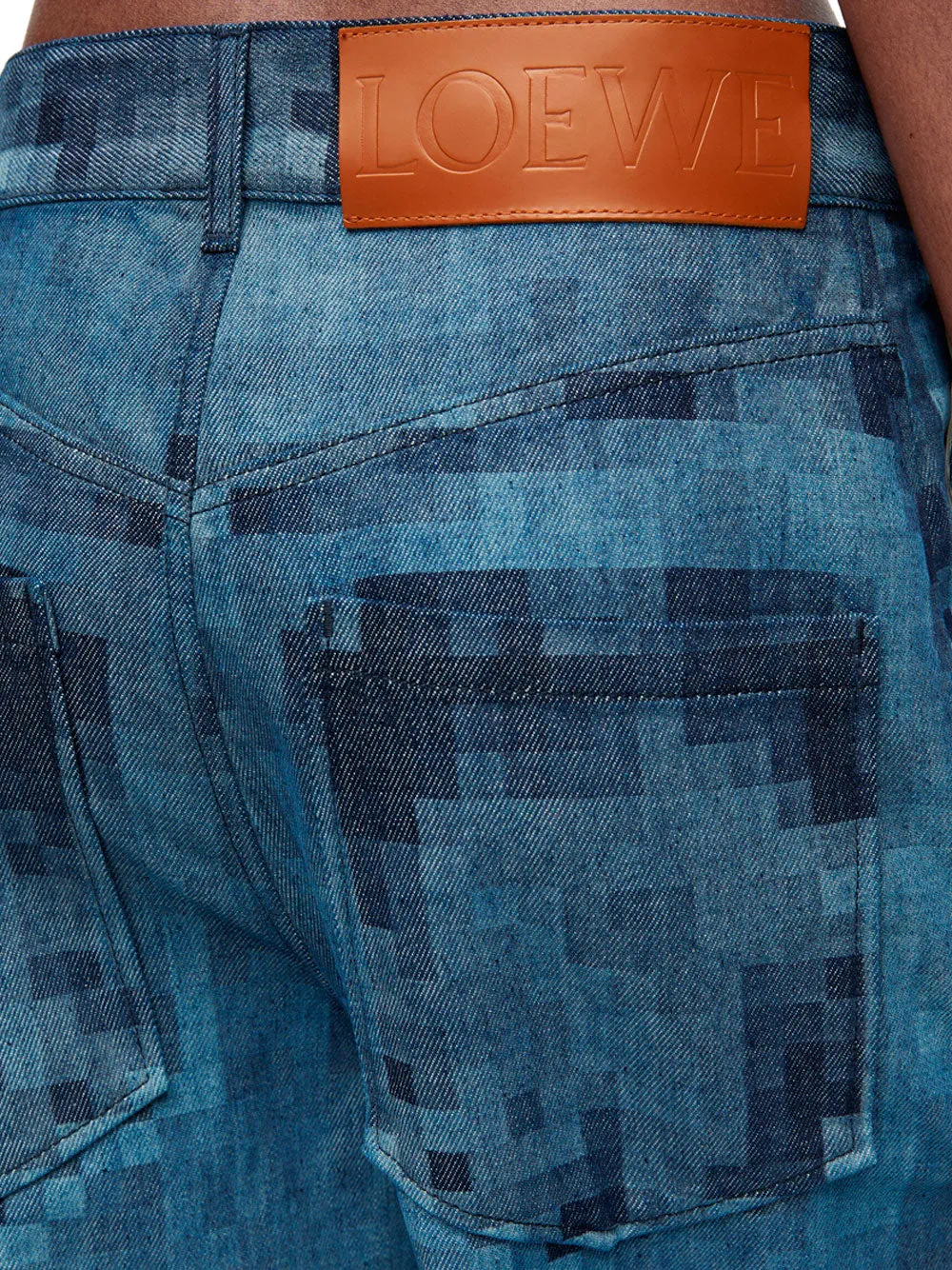 Pixelated jeans