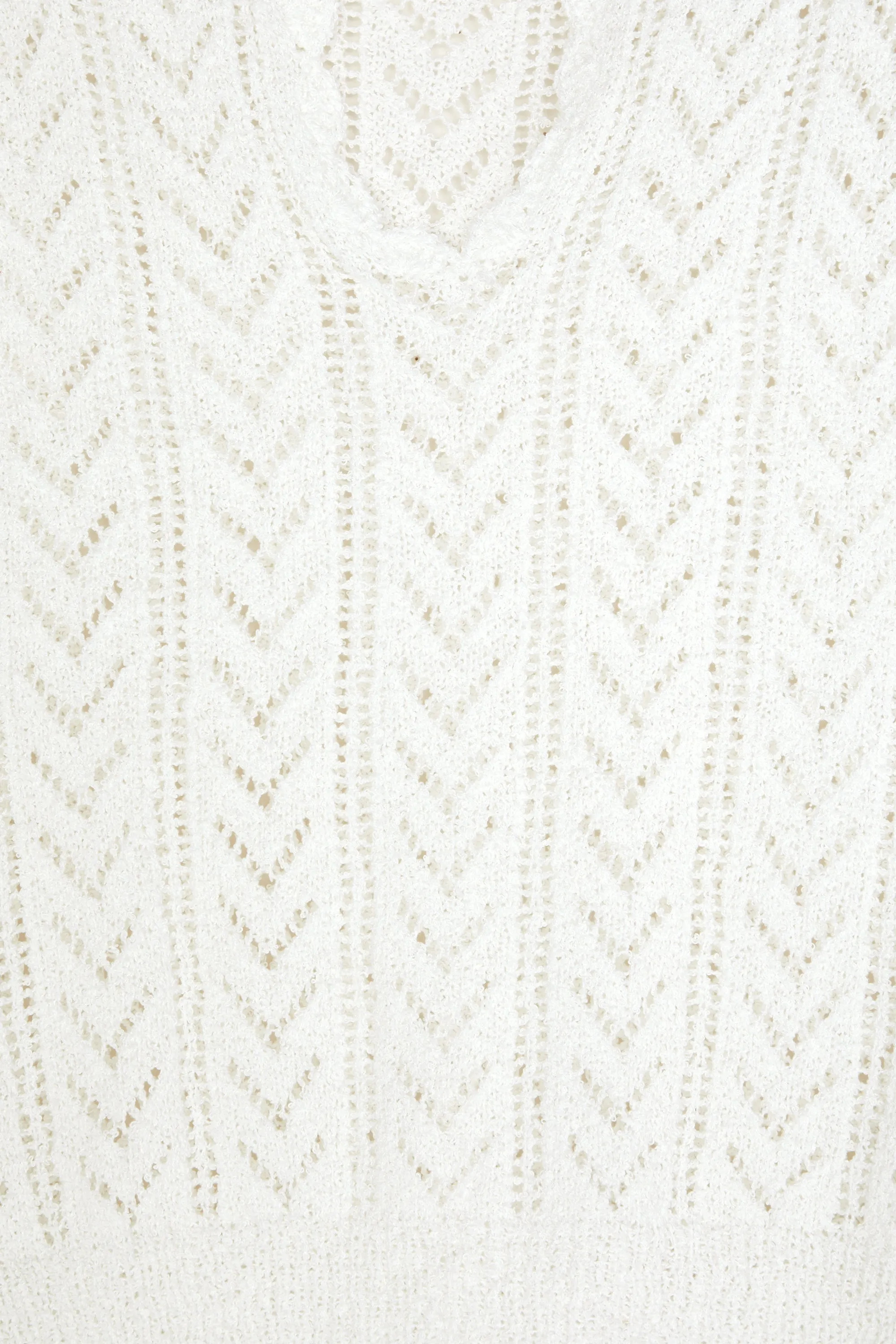POINTELLE KNIT CROPPED TOP