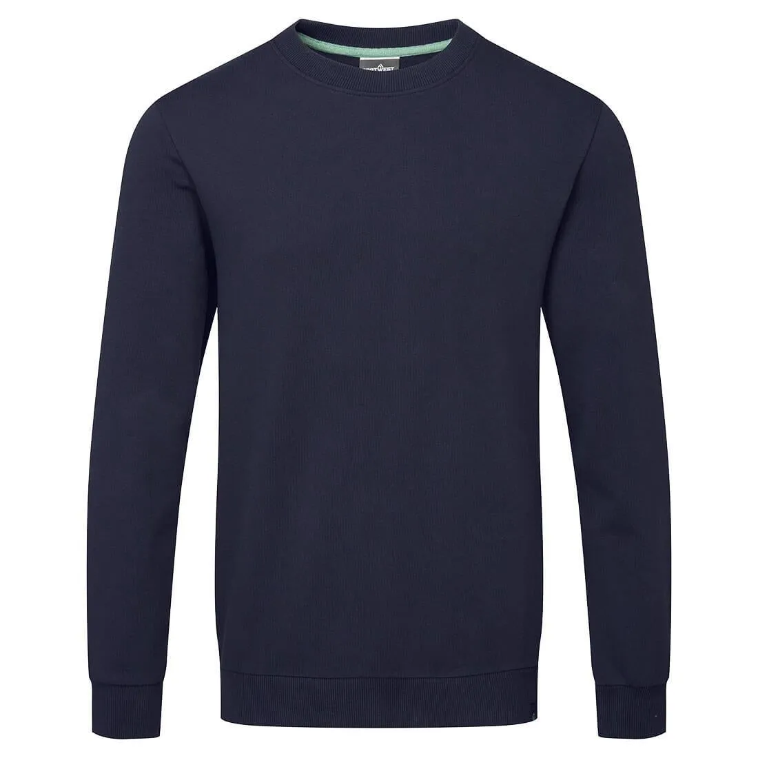 Portwest Navy Organic Cotton Recyclable Sweatshirt Size L