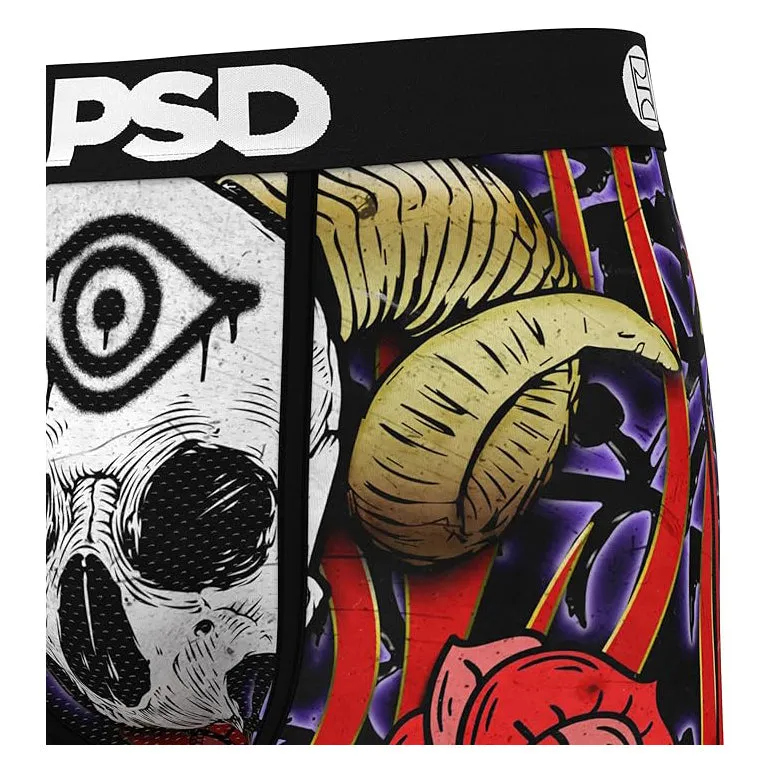 PSD Men's Multicolor Bones Boxer Briefs Small Underwear - 224180065-MUL-S