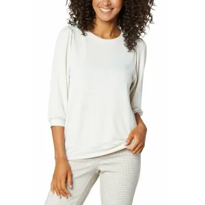 Puffed Sleeve Knit Top