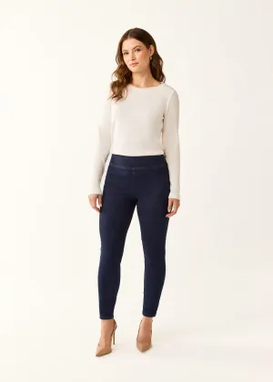 Pull-On Slim Ankle Denim - Dark Rinse
