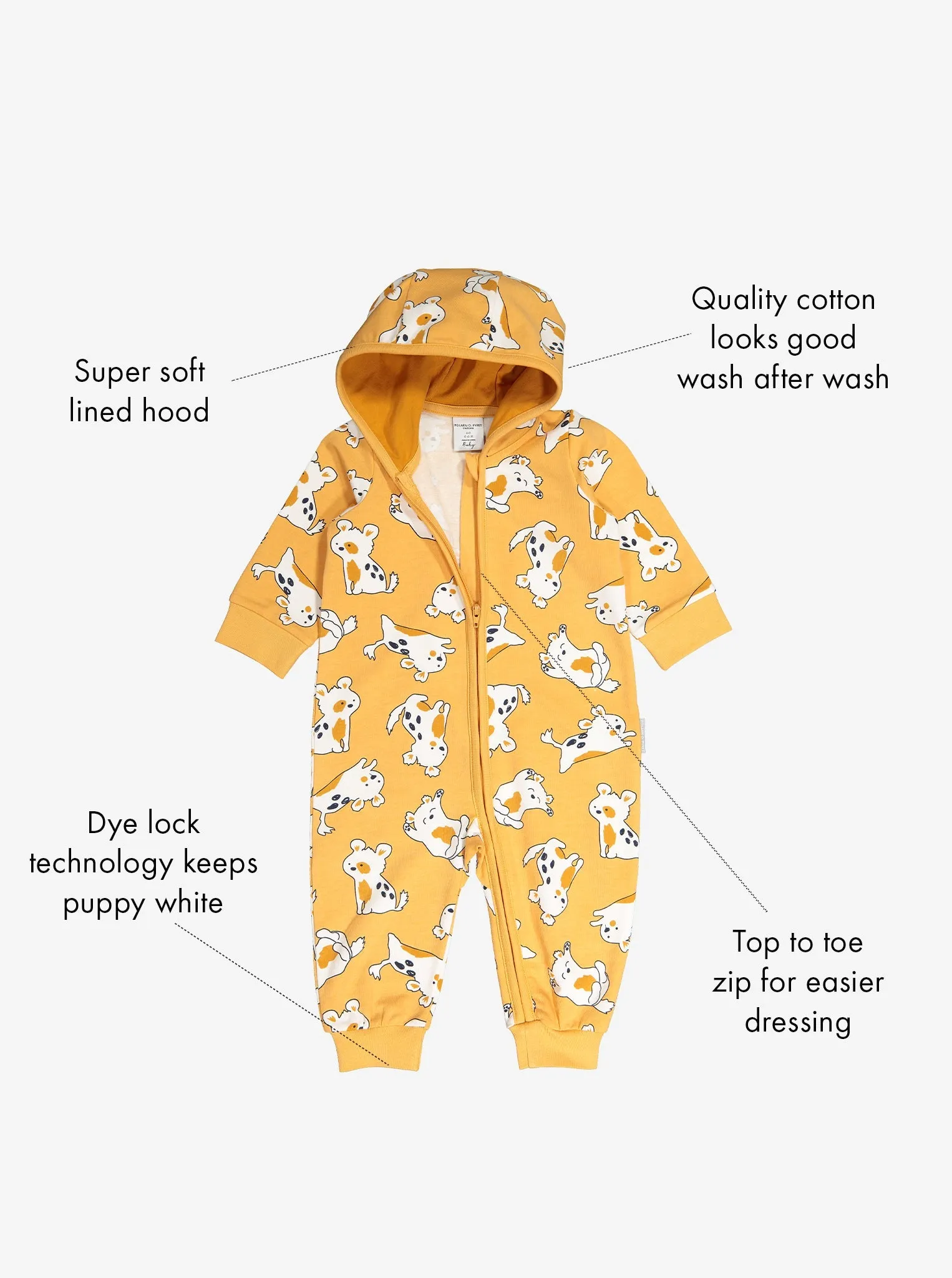 Puppy Print Overall