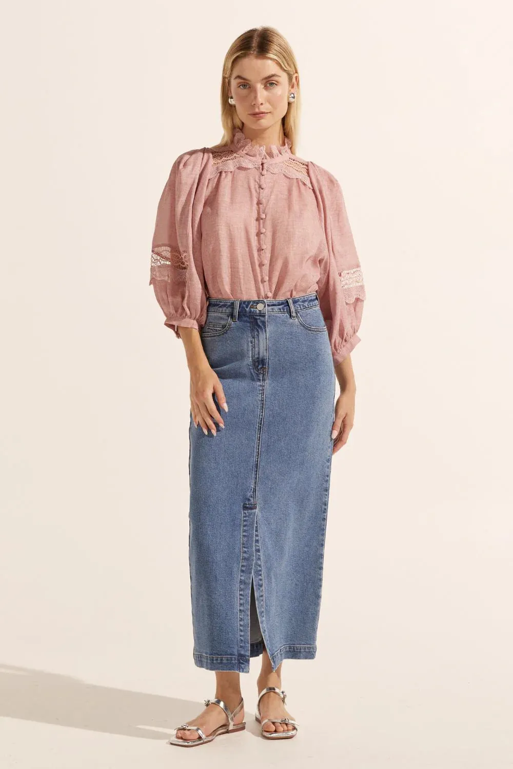 Quell Top in Petal