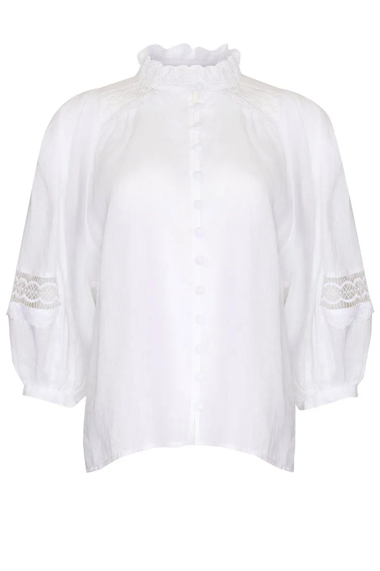 Quell Top in Porcelain