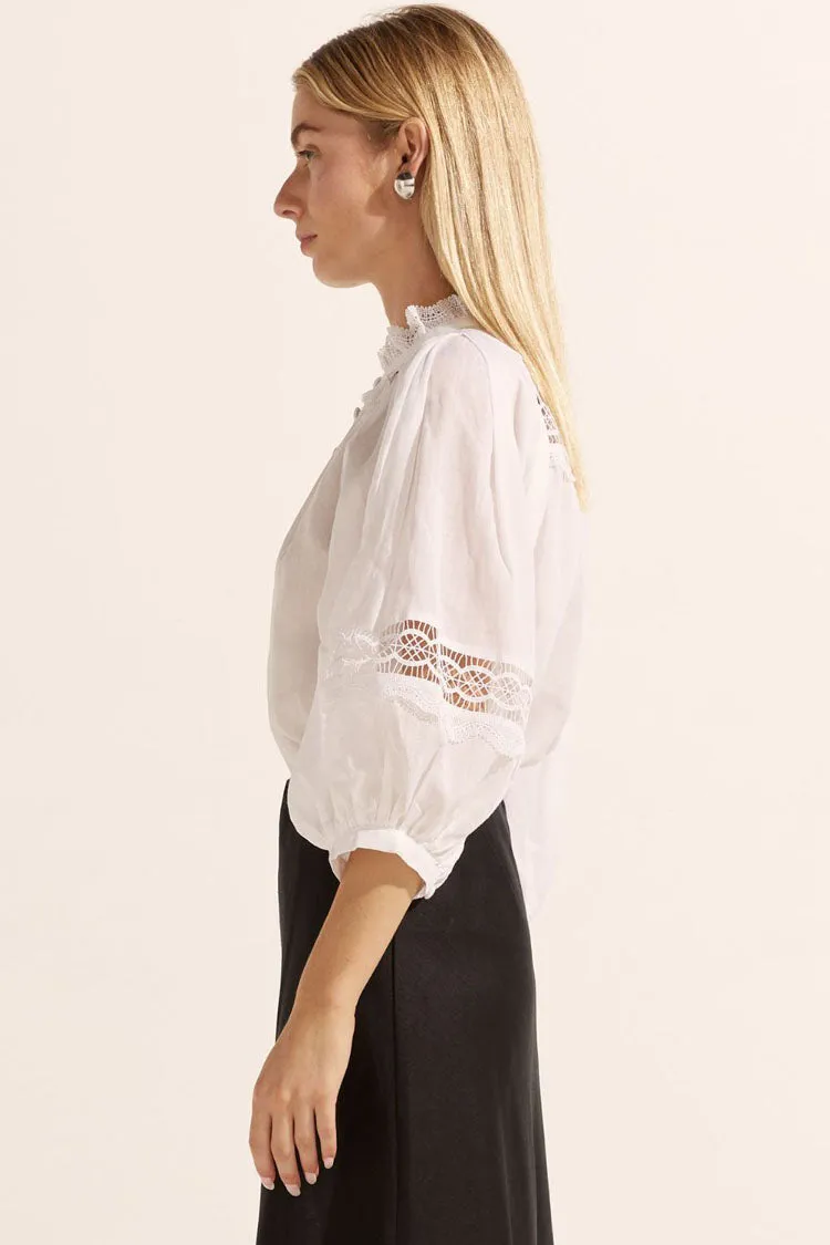 Quell Top in Porcelain