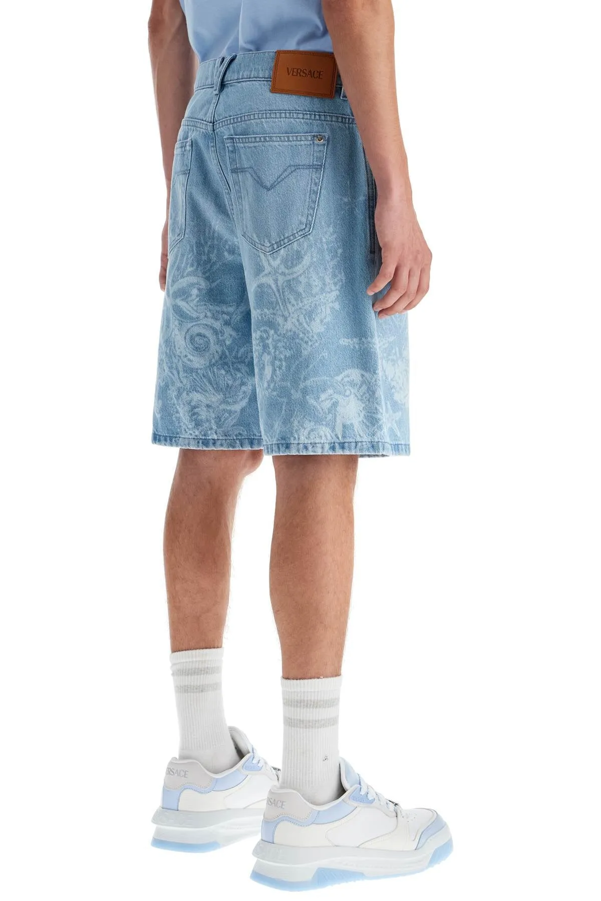 "baroque sea denim lasered