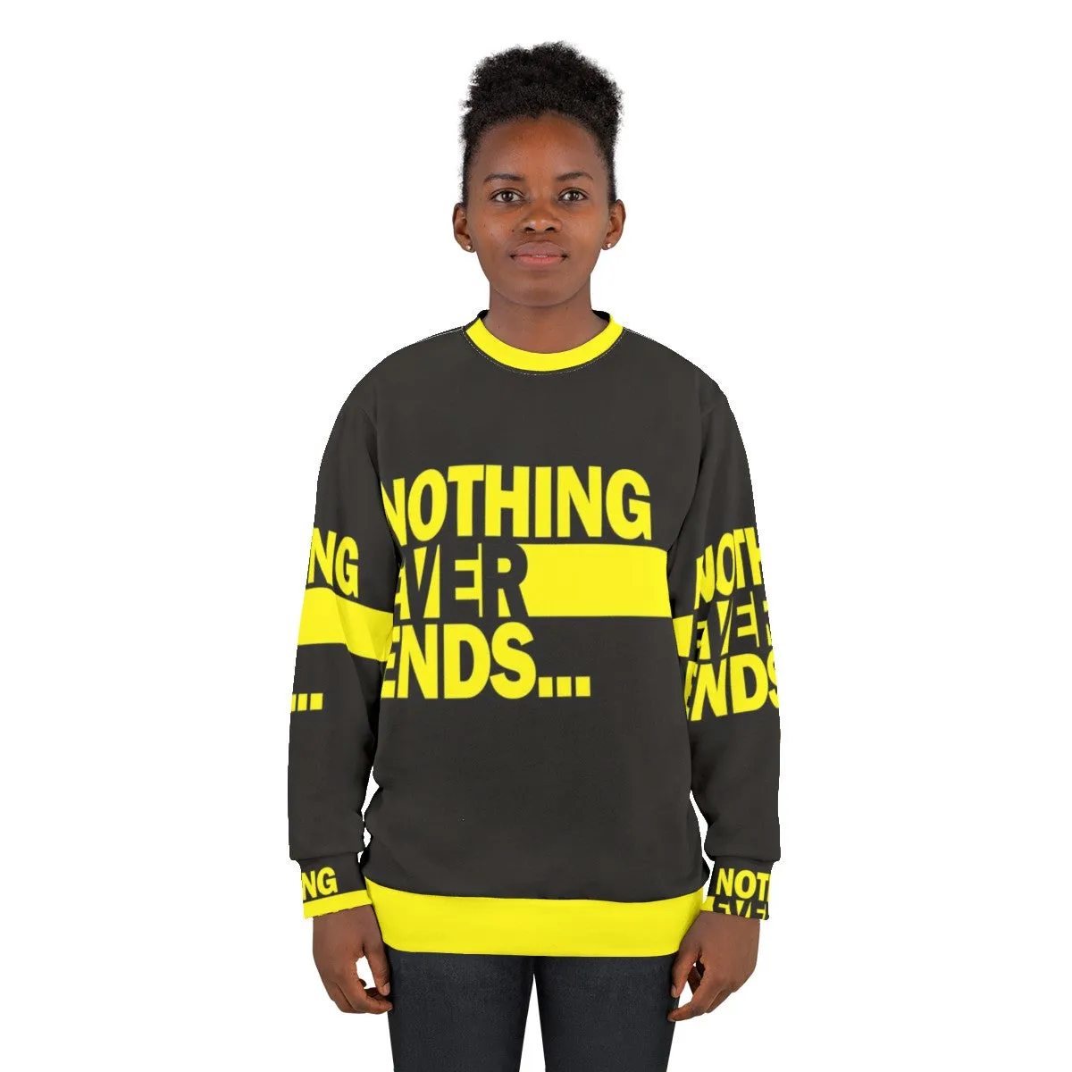 "Nothing Ever Ends" Watchmen Superhero Sweatshirt
