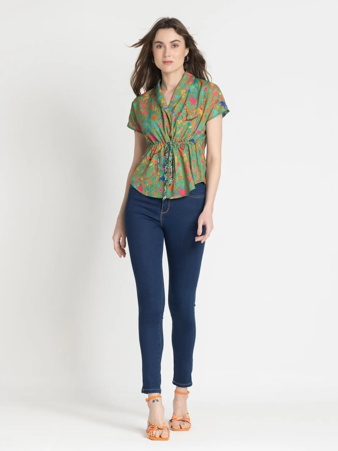 Ramie Cinched Top