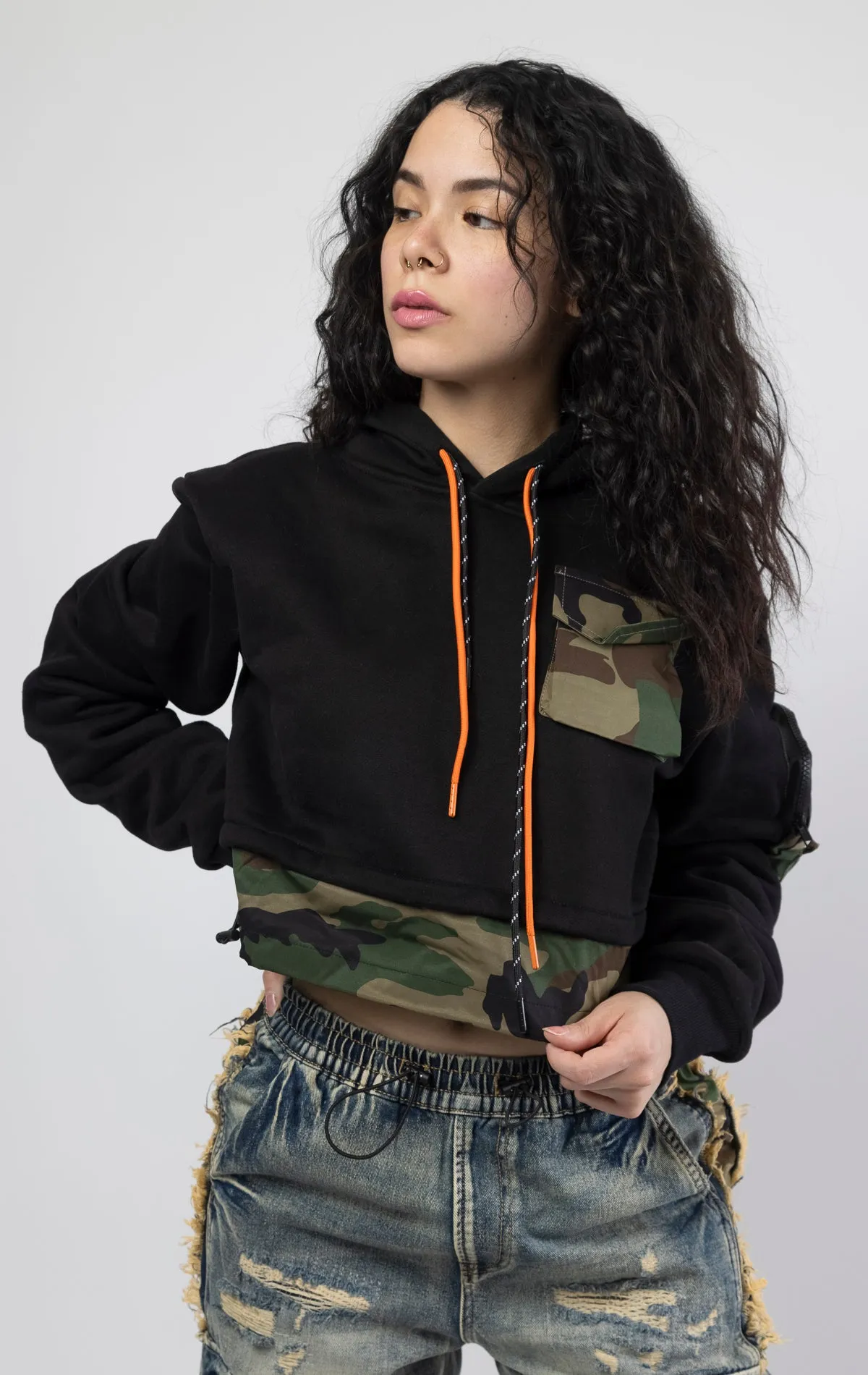 RED CLAUDIA HOODIE