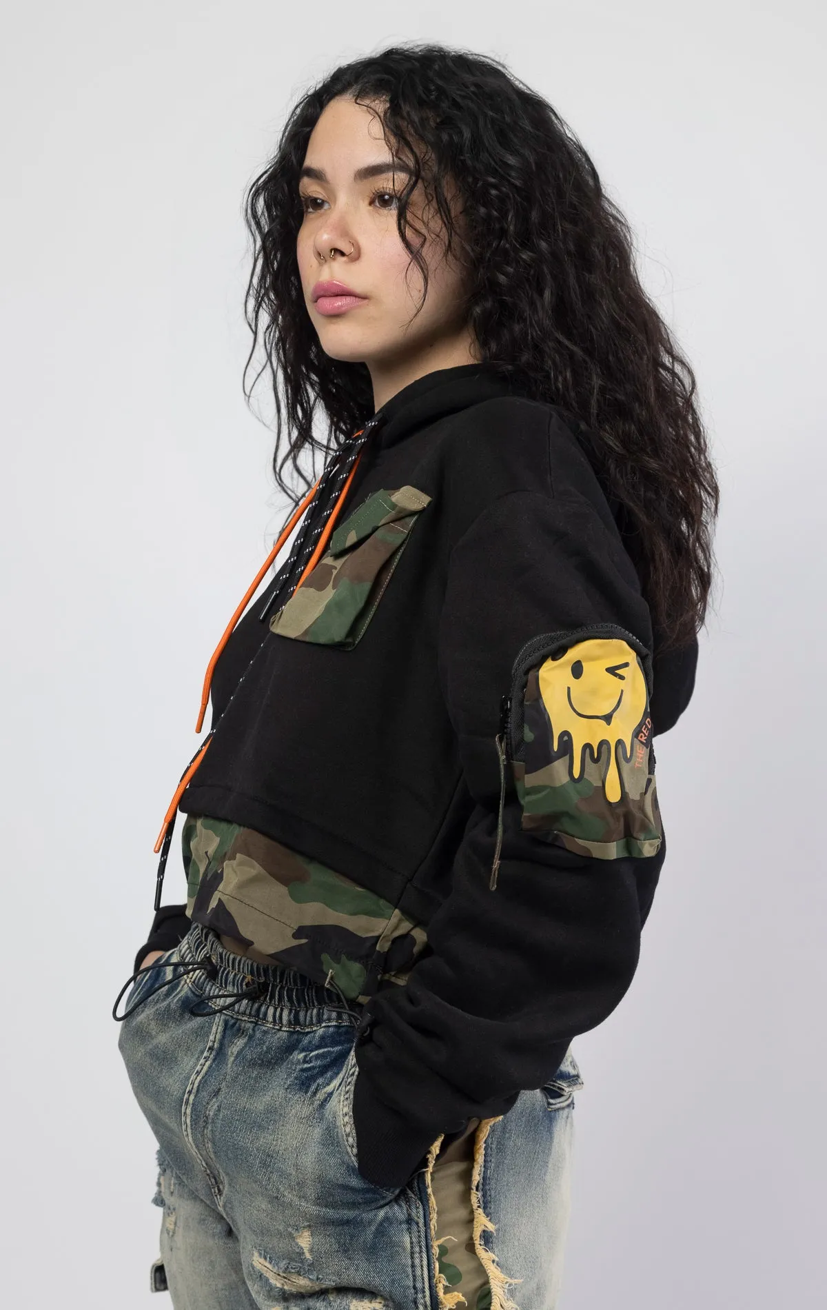 RED CLAUDIA HOODIE
