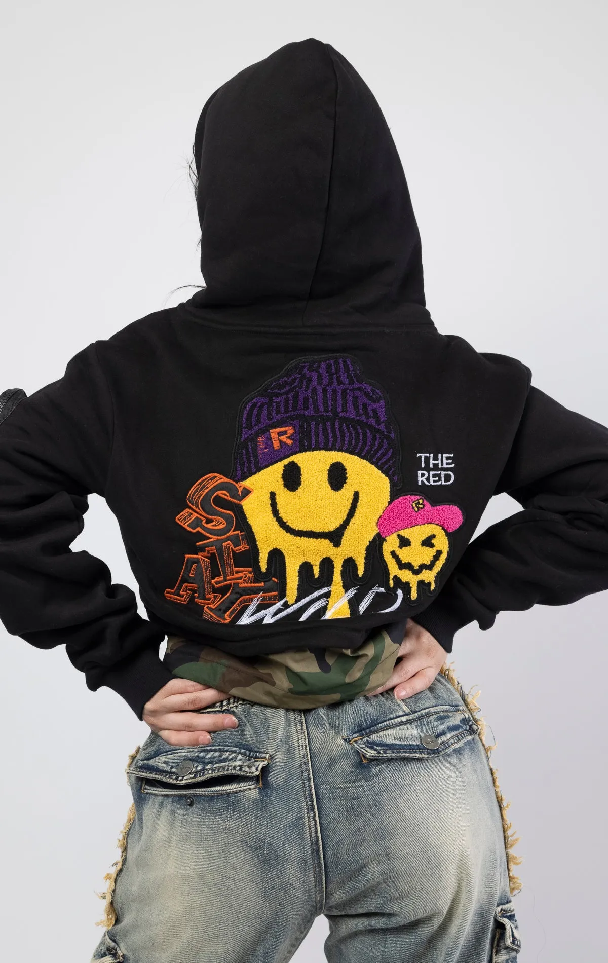 RED CLAUDIA HOODIE