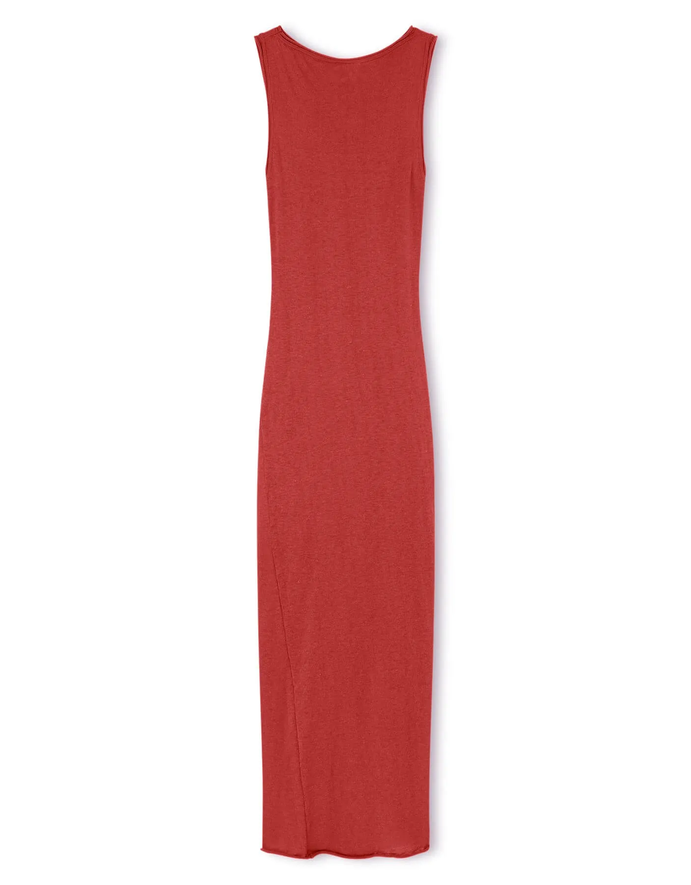 Red Contrast Knit Dress